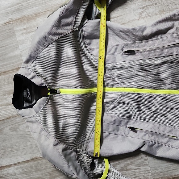 ICON Motorcycle jacket mesh reflectors lightweight detachable protectors - Picture 11 of 13